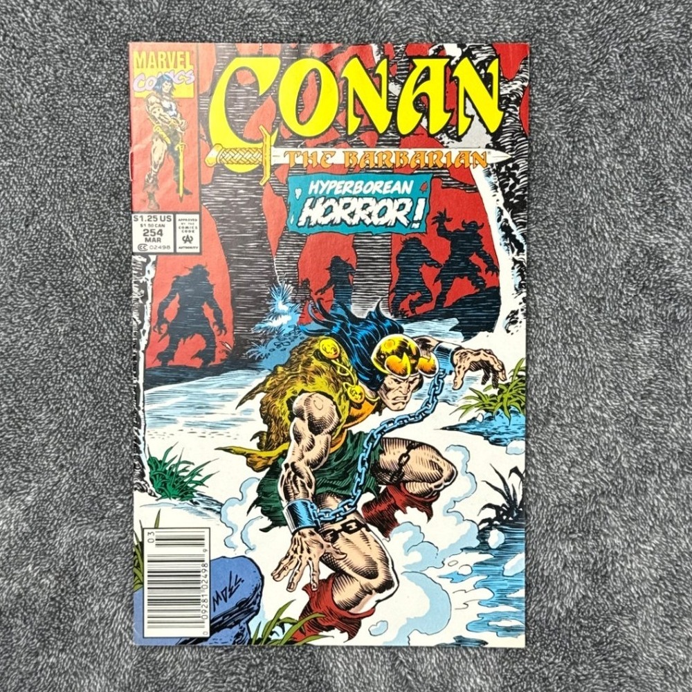 Conan the Barbarian 254 Marvel Comics 1992 Hyperborean Horror Terminator 2 Ad